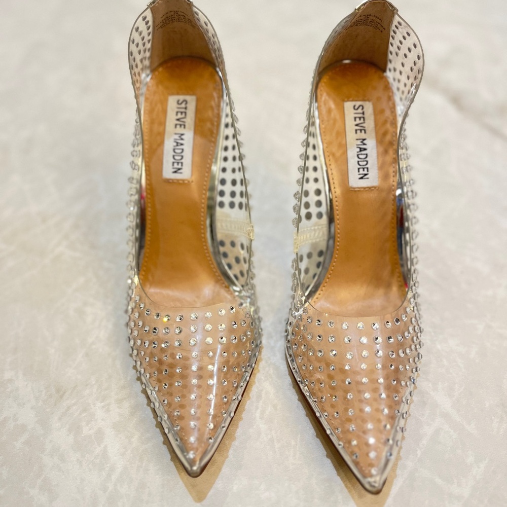 Steve Madden Silver Studded Women's Shoes
